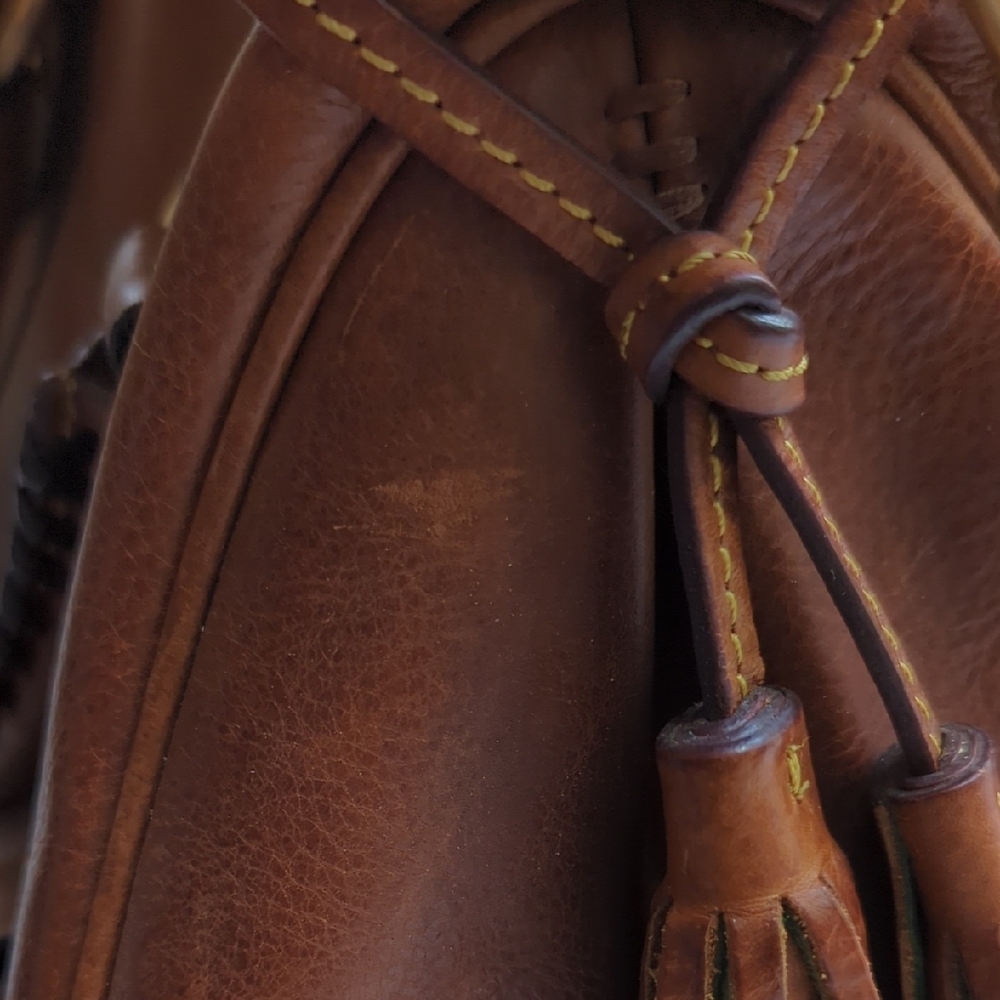 Dooney Bourke  Florentine Brown Leather Shoulder Bag - Picture 6 of 16